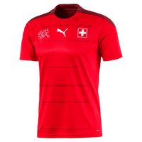 Men's Puma Red/Garnet Switzerland National Team 2020/21 Home Replica Jersey