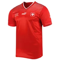 Maillot Homme Puma Rouge Suisse Equipe Nationale 2022/23 Domicile Replica