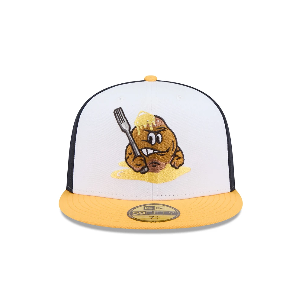 Men's New Era  White Syracuse Mets Theme Nights 59FIFTY Fitted Hat