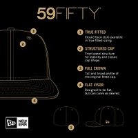 Men's New Era White Congueros de Syracuse Copa la Diversión 59FIFTY Fitted Hat