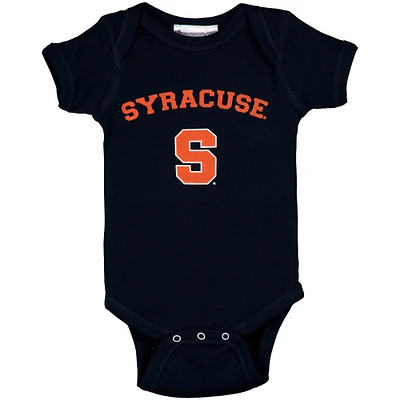 Infant Navy Syracuse Orange Arch & Logo Bodysuit