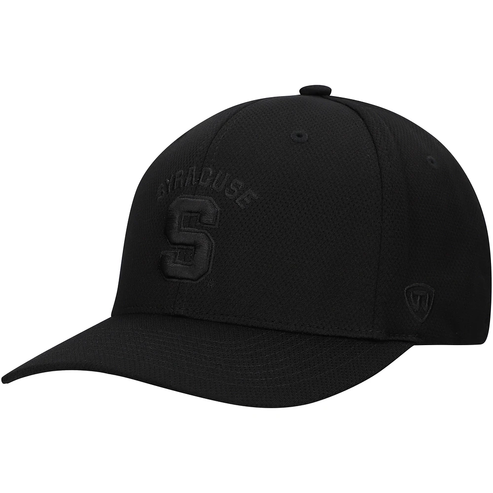 Men's Top of the World  Black Syracuse Orange Reflex Performance Flex Hat