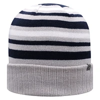 Bonnet tricoté à revers gris orange Syracuse Top of the World pour homme