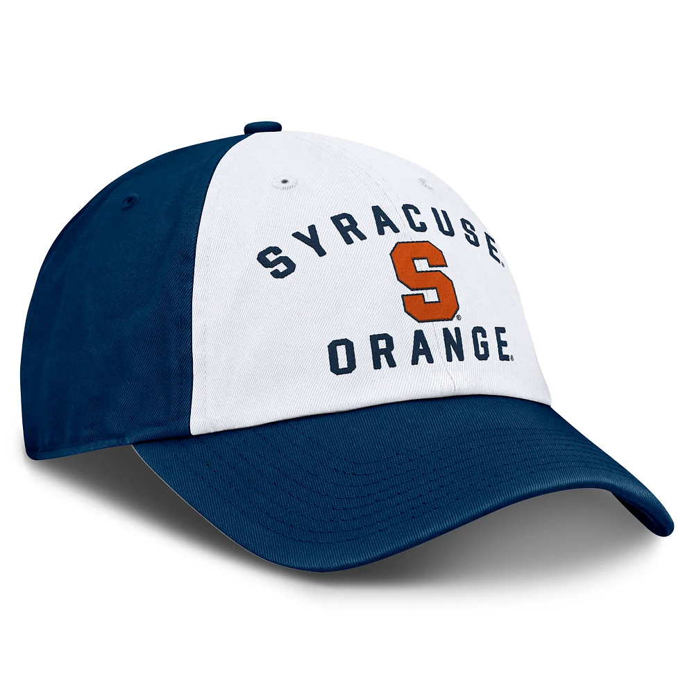 Casquette ajustable Weston blanche Syracuse Orange Top of the World pour homme