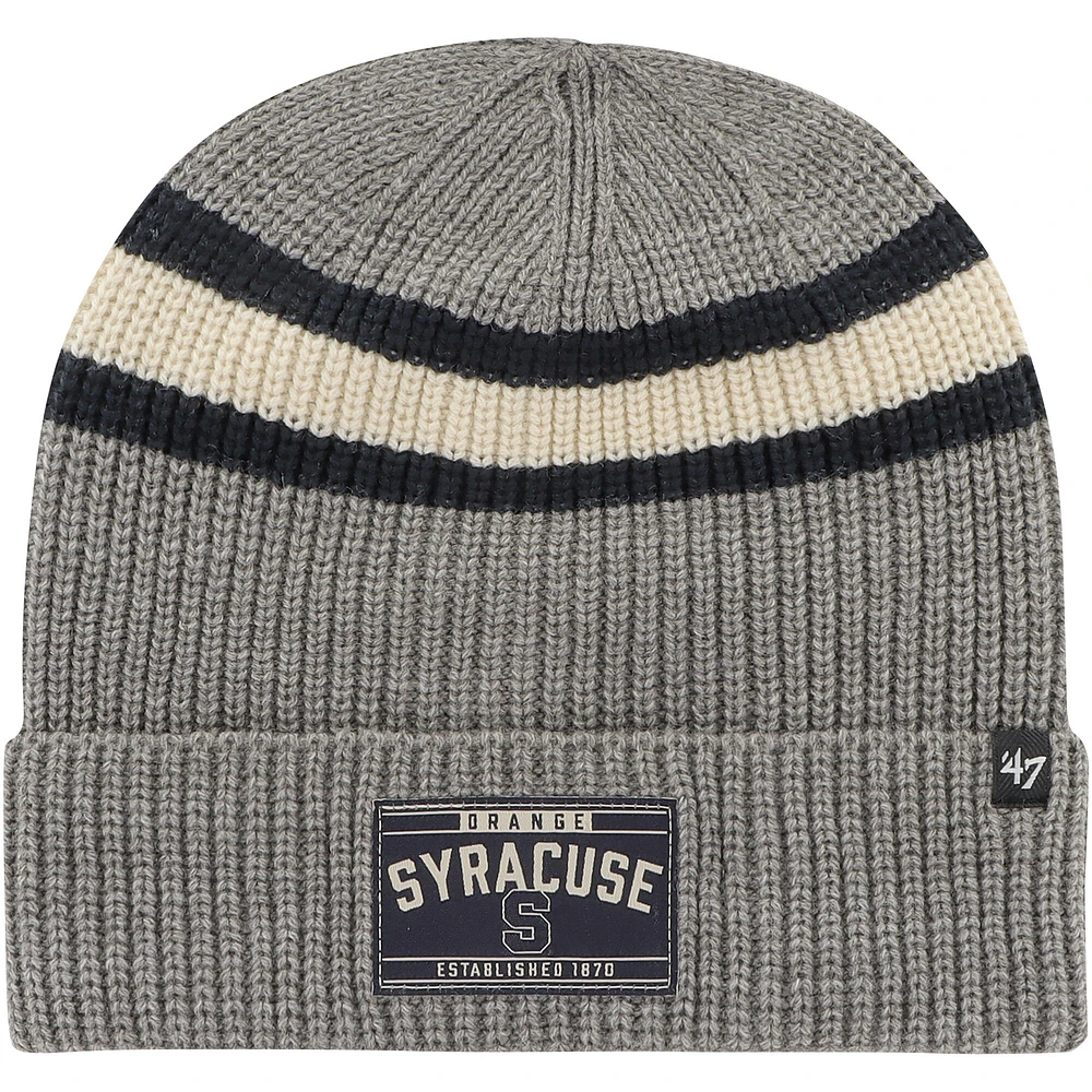 Men's '47 Charcoal Syracuse Orange Penobscot Cuffed Knit Hat