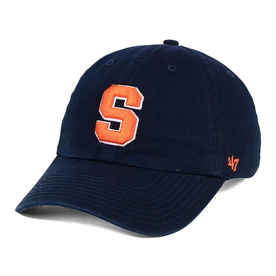 Casquette ajustable '47 Navy Syracuse Orange Clean Up pour hommes