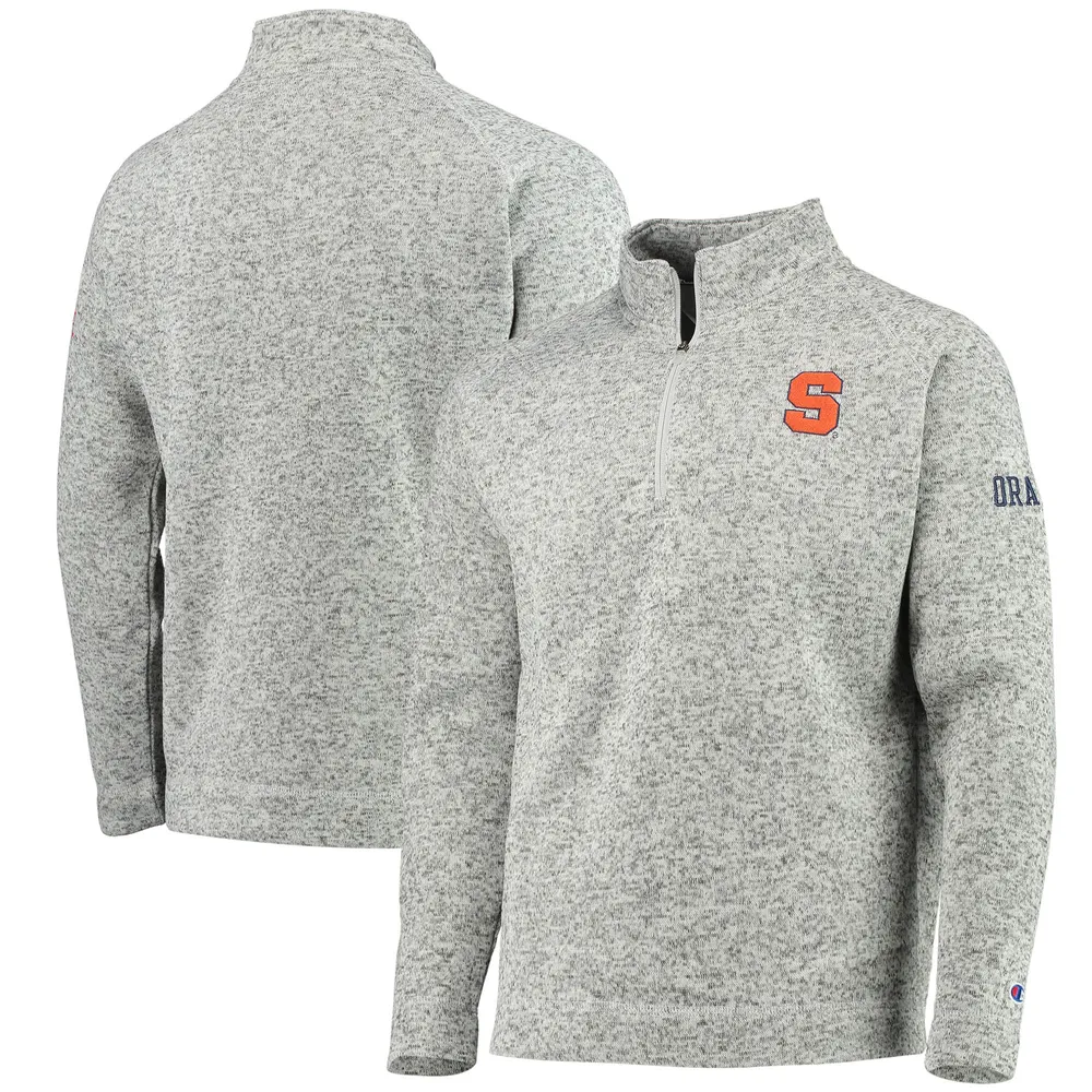 Lids Syracuse Orange Champion Fleece Raglan Quarter-Zip Jacket - Heathered | Brazos Mall