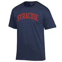Men's Champion  Navy Syracuse Orange Basic Arch T-Shirt