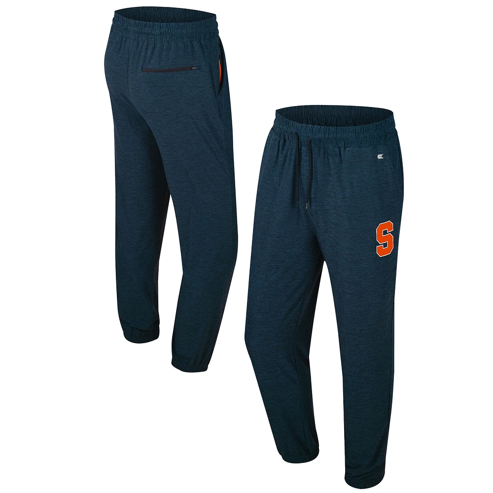 Men's Colosseum Black Syracuse Orange Revolution Jogger Pants