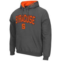 Men's Colosseum Charcoal Syracuse Orange Arch & Logo 3.0 Pullover Hoodie