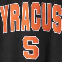 Men's Colosseum Charcoal Syracuse Orange Arch & Logo Crew Neck Sweatshirt