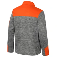 Veste zippée Syracuse Orange Guard pour homme, gris/orange Colosseum