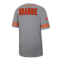 Men's Colosseum Gray Syracuse Orange Free Spirited Baseball Jersey