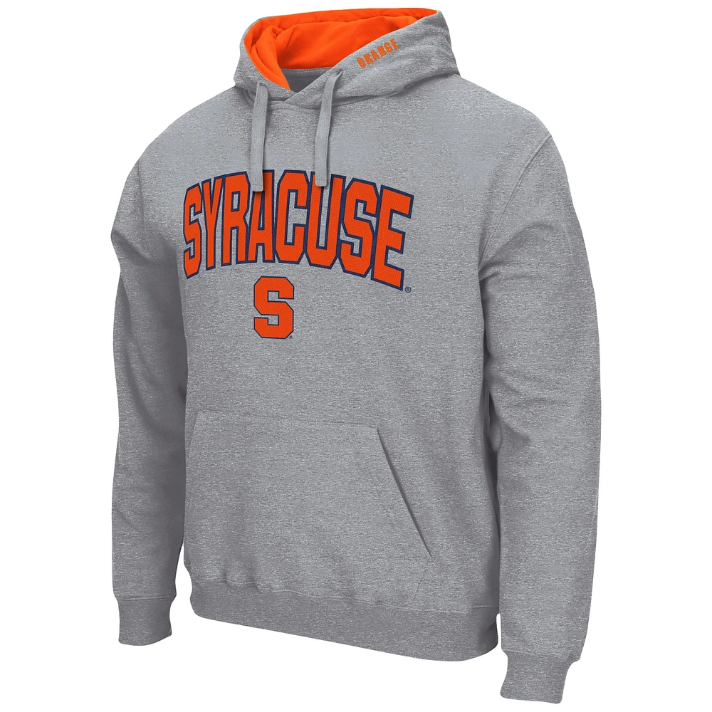 Sweat à capuche Colosseum Heather Grey Syracuse Orange Arch & Logo 3.0 pour hommes