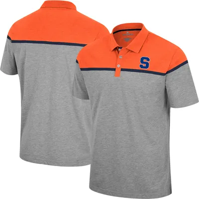 Polo Chamberlain Colosseum gris chiné orange Syracuse pour homme