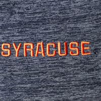 Men's Colosseum Heathered Navy Syracuse Orange Down Swing Polo