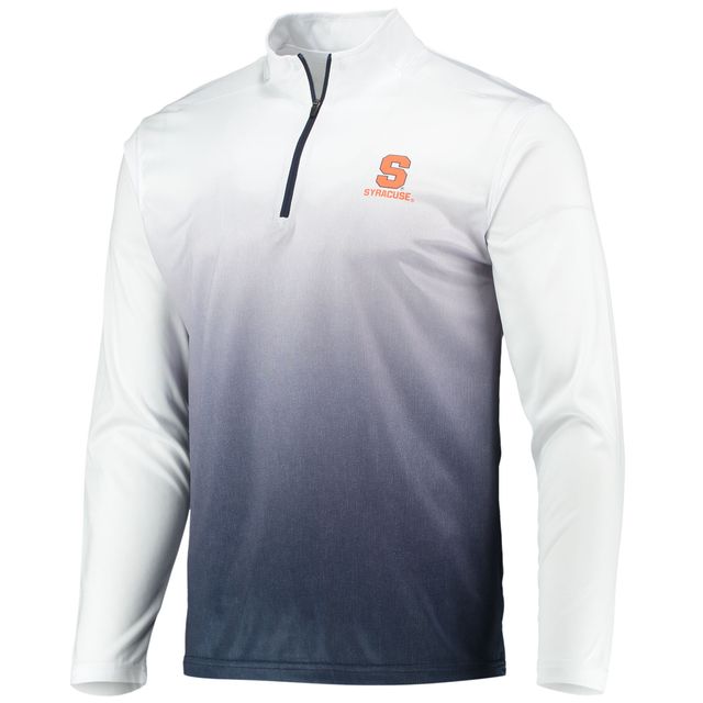 Colosseum Navy Syracuse Orange Magic Team Logo Veste à quart de zip pour homme