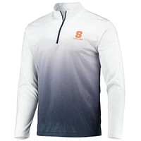 Men's Colosseum Navy Syracuse Orange Magic Team Logo Quarter-Zip Jacket