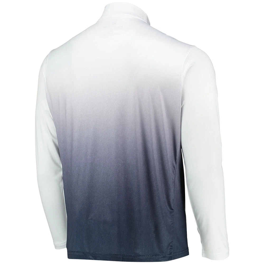 Men's Colosseum Navy Syracuse Orange Magic Team Logo Quarter-Zip Jacket