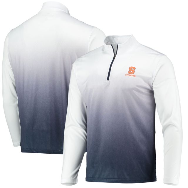 Colosseum Navy Syracuse Orange Magic Team Logo Veste à quart de zip pour homme
