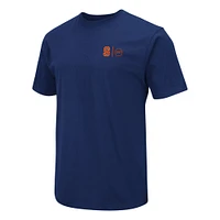 T-shirt d'appréciation militaire Colosseum Navy Syracuse Orange OHT pour homme