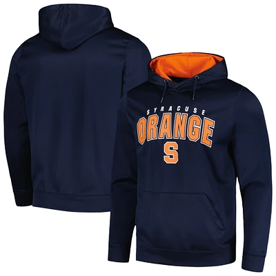 Men's Colosseum Navy Syracuse Orange Resistance Pullover Hoodie