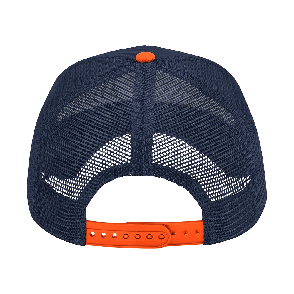 Chapeau réglable Colosseum Navy Syracuse Orange Wyatt pour hommes