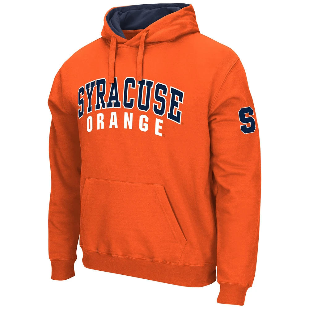 Sweat à capuche Colosseum Orange Syracuse Double Arch pour homme