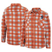 Men's Colosseum Orange Syracuse Ellis Full-Snap Jacket