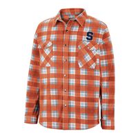 Men's Colosseum Orange Syracuse Ellis Full-Snap Jacket