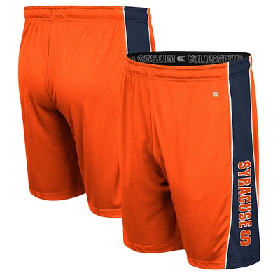 Men's Colosseum Orange Syracuse Panel Shorts