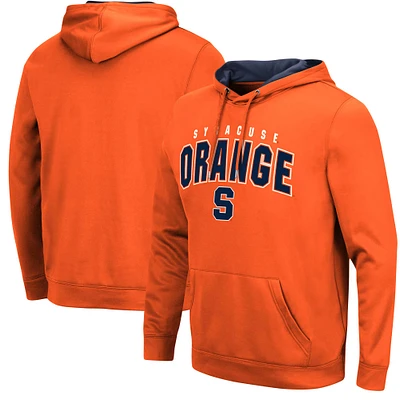 Men's Colosseum Orange Syracuse Resistance Pullover Hoodie