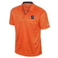 Polo de golf sublimé Orange Colosseum pour homme, Syracuse