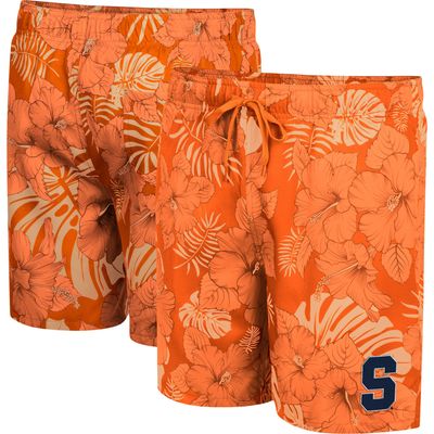 Men's Colosseum Orange Syracuse The Dude Swim Shorts