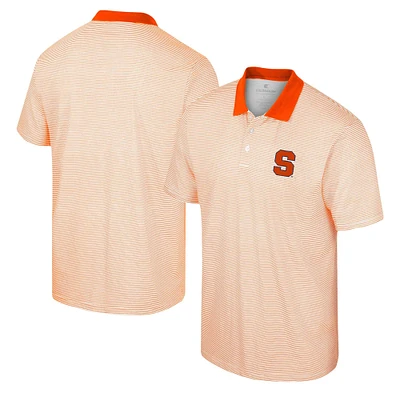 Polo Colosseum Homme Blanc Imprimé Syracuse Orange Stripe