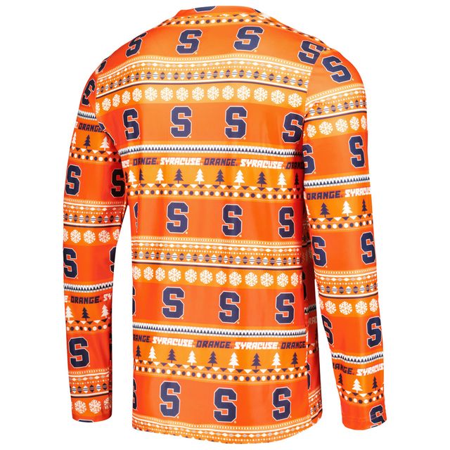 Concepts Sport Orange Syracuse Swivel T-shirt à manches longues et pantalon Ensemble de nuit