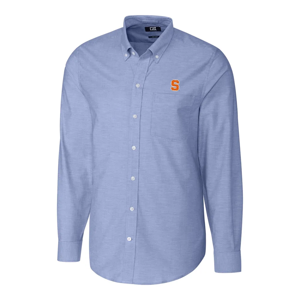 Lids Atlanta Braves Cutter & Buck Women's Americana Logo Oxford Stretch Long  Sleeve Button-Up Shirt - Light Blue