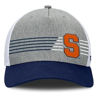 Men's Fanatics Heather Gray/Navy Syracuse Orange Profile Trucker Adjustable Hat