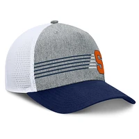 Men's Fanatics Heather Gray/Navy Syracuse Orange Profile Trucker Adjustable Hat