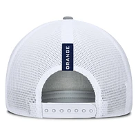 Men's Fanatics Heather Gray/Navy Syracuse Orange Profile Trucker Adjustable Hat