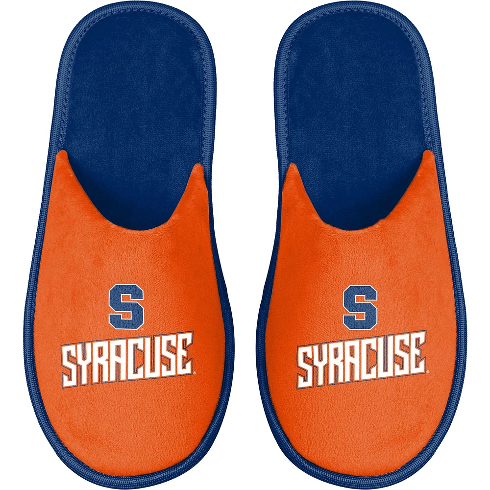 Pantoufles FOCO Syracuse Orange Scuff pour hommes