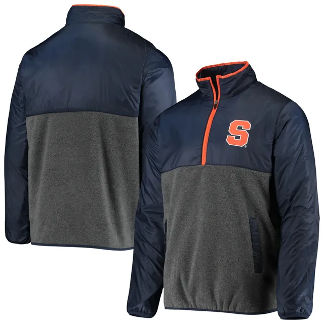 Lids Detroit Tigers G-III Sports by Carl Banks Lineman Half-Zip Hoodie  Jacket - Navy/Orange