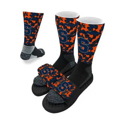 Syracuse Orange ISlide Camo Sock & Slide Bundle - Black