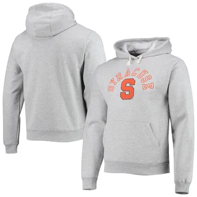 Syracuse Orange League Collegiate Wear Seal Neuvo Essential Fleece Pullover Hoodie - Heathered Gray