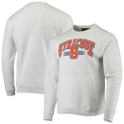 Men's League Collegiate Wear Heathered Gray Syracuse Orange Upperclassman Pocket Pullover Sweatshirt