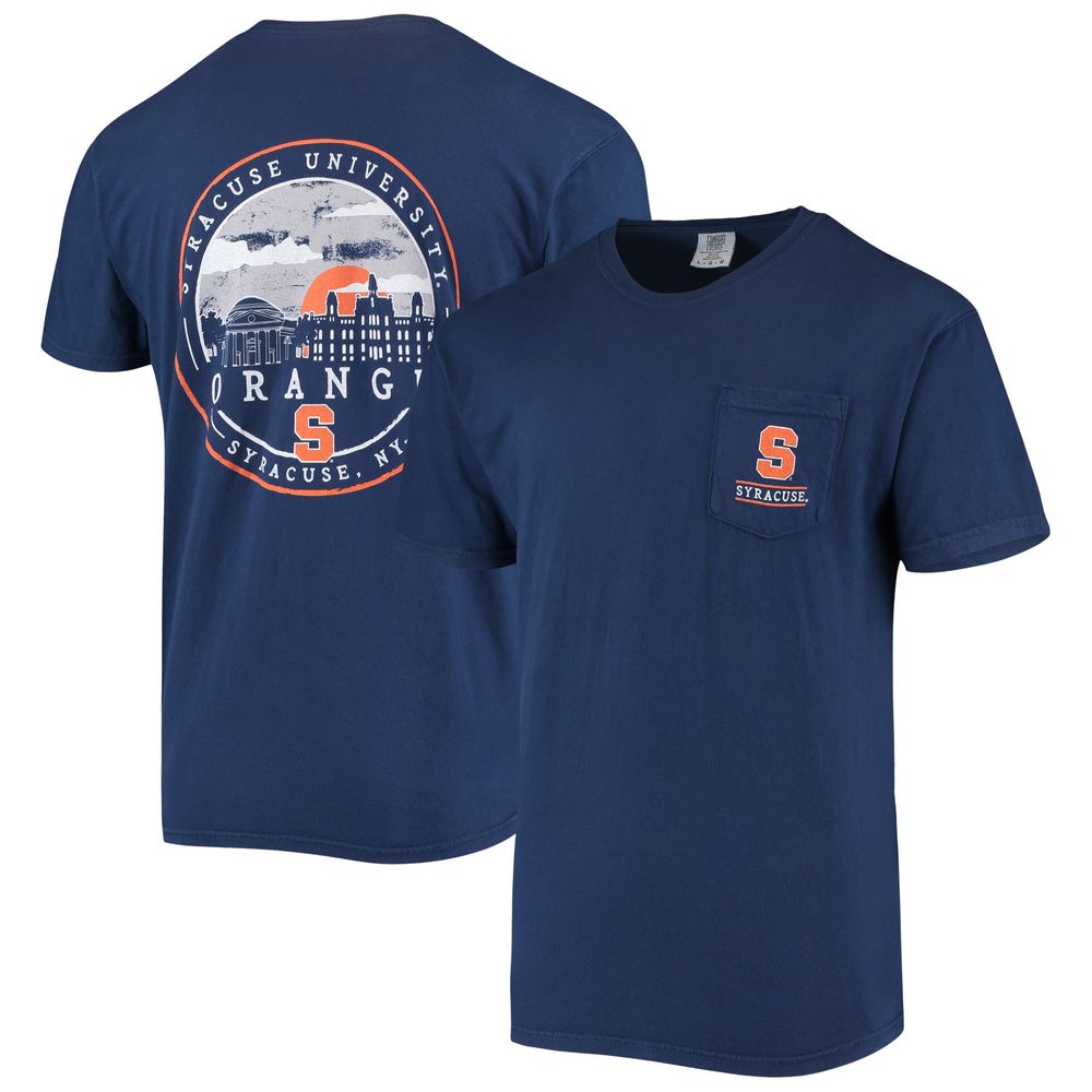 Men's Navy Syracuse Orange Circle Campus Scene T-Shirt