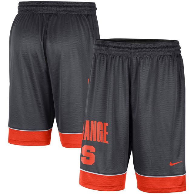 Short Nike Charbon/Orange Syracuse Orange Fast Break pour Homme