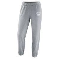 Men's Nike Heathered Gray Syracuse Orange Saturday Fleece Pants