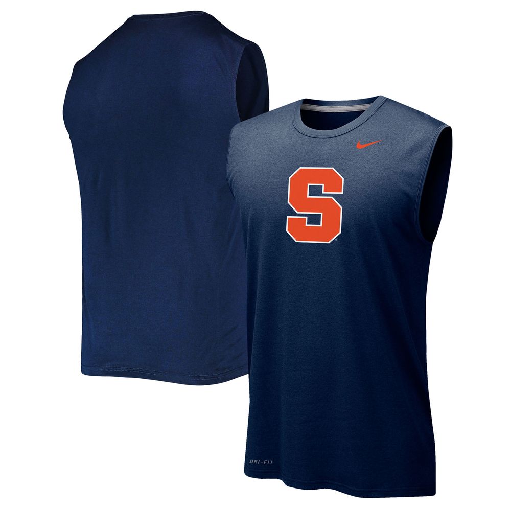 Men's Nike Navy Syracuse Orange Performance Legend Tank Top