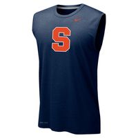 Men's Nike Navy Syracuse Orange Performance Legend Tank Top